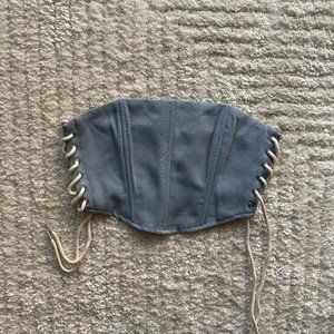 WHITE FOX Strapless Top